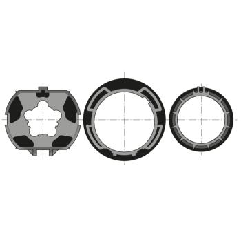  Kit (1 roue + 2 couronnes) d50 
