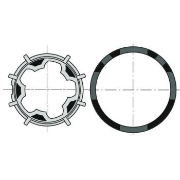 Kit (roue+couronne) D50 Deprat 