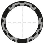  Couronne moteur d50/tube d80 w 