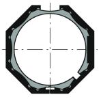 Couronne �40 DEPRAT OCTO 40x0, 