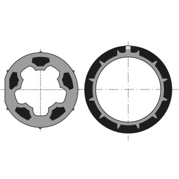  Kit (1 roue+1 couronne) d50 mi 