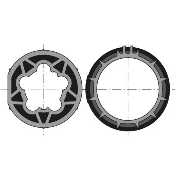  Roue+couronne d50 tube d63x1.5 