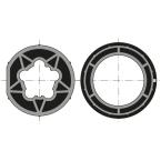  Roue+couronne d50 tube 70x1.5 