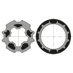  Roue+couronne moteur d50 tube 