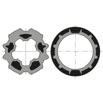  Roue+couronne moteur d50 tube 