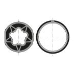  Roue+couronne d60 tube 70x1.5 