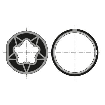  Roue+couronne d60 tube 70x1.5 