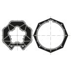  Roue+couronne lt60 - sw70 / oc 