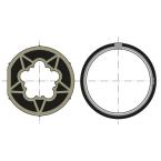 Roue+couronne d60 tube d70x1.5 