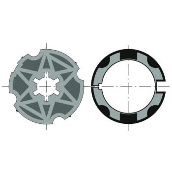  Roue et couronne ZF45 pour dia 