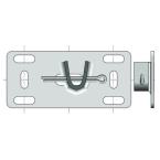 PLAQUE ZINGU�E R�GLABLE 