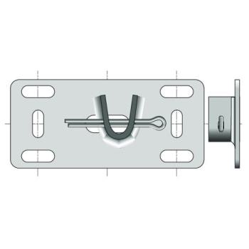  PLAQUE ZINGU�E R�GLABLE 