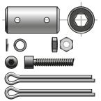  Manchon hexa 7mm/carr 8mm (zf 