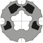  Roue alu d60 tube rollerbat d8 
