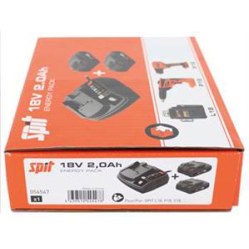  PACK ENERGIE 18V 2AH (2BAT+CHG 