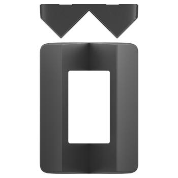  Fixation d'angle noir 