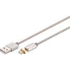  CORD USB MAGNET A-> MICRO 1M 