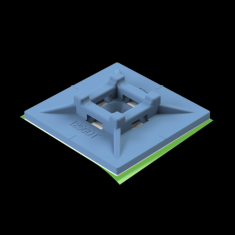  Embases adhsives DT 30x30 mm 