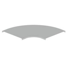  Couvercle coude plat 90 L400 