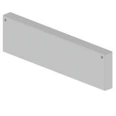  Embout de fermeture 100x400 