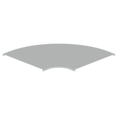  Couvercle coude plat 90 L600 