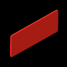  Plaque d'identification Rouge 
