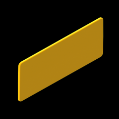  Plaque d'identification Jaune 