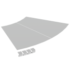  Couvercle coude plat 45 L600 