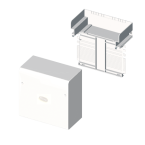  Bote connex-driv. blanc 60x2 