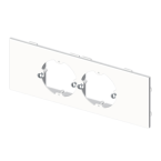  Plaque 2 appareillages univers 