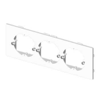  Plaque 3 appareillages univers 