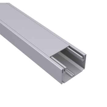  Goulotte 1 couvercle Alu 50x10 
