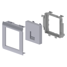  Plastron droit 1 RJ45 Couleur 