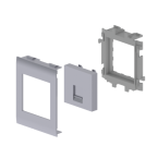  Plastron droit 1 RJ45 Couleur 