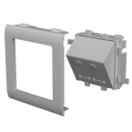  Plastron inclin RJ45 Couleur 