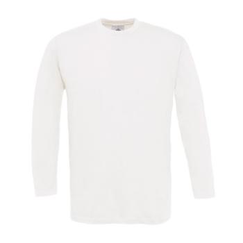  TEE-SHIRT BLANC  MANCHES LONGU 