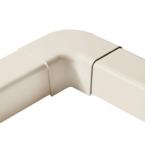  coude 90  plat ivoire 25x25 