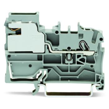  Borne potentiel 1 cond gris 