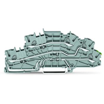  Borne  tages 2,5(4)mm, gris 