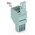  Connecteur femelle pour 2 cond 