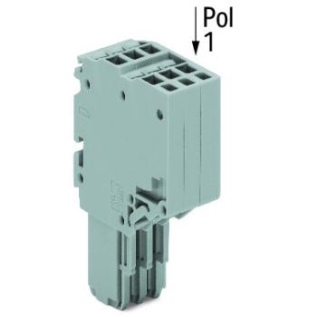  Connecteur femelle pour 2 cond 
