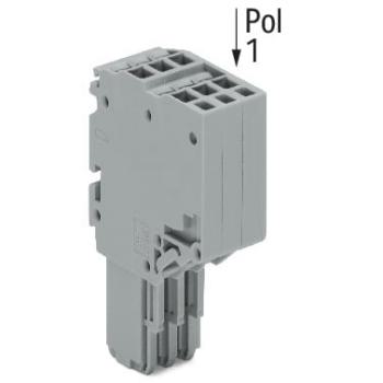  Connecteur femelle pour 2 cond 