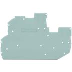  Plaque d'extremite 1mm gris 