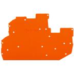  Plaque extrem. orange 1mm 