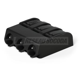  Borne CI SMD 3p noire 1,5mm 