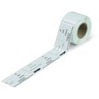  Etiquettes PET blanc 33x70mm 