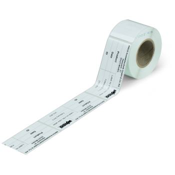  Etiquettes PET blanc 33x70mm 