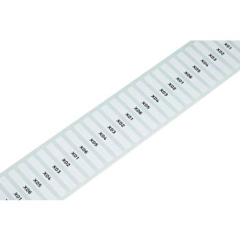  Etiquettes PET blanc 5x35mm 