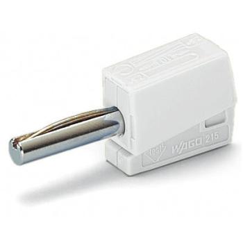  Fiche banane 4 mm / Blanc 