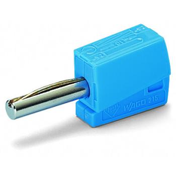  Fiche banane 4 mm / Bleu 
